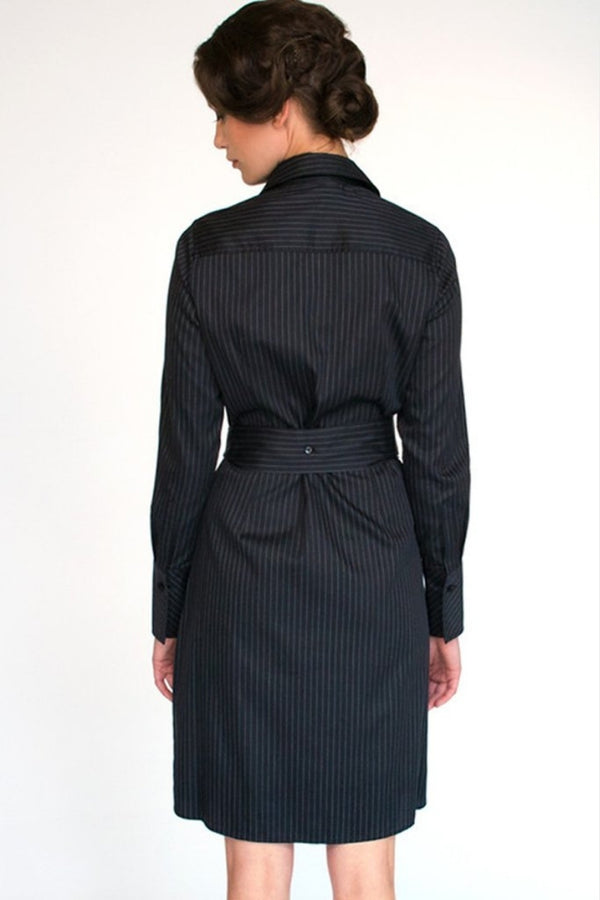 Shirt Dress - Black